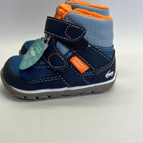 See Kai Run Atlas II Waterproof Insulated Boot Sz 4 Boy's  Hook & Loop Closure - Picture 3 of 11